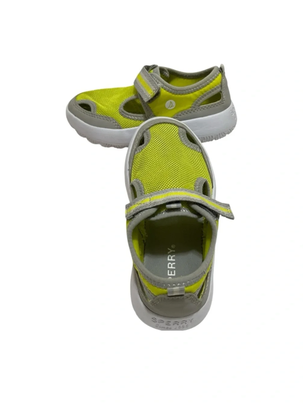 Sperry Coastal Break Toddler 8M US Shoes Textiles Green Slip-on 267631